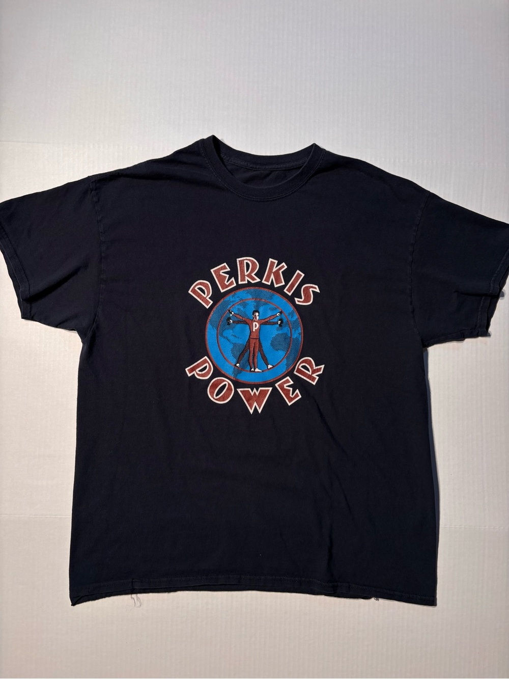 Vtg Disney Heavyweights Perkis Power Ben Stiller Y2K Movie Promo Tshirt Sz XL